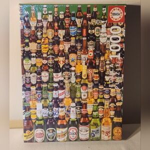 Educa BEERS 1000 Piece Beer Advertising Bottles Jigsaw Puzzle 12736 New Sealed